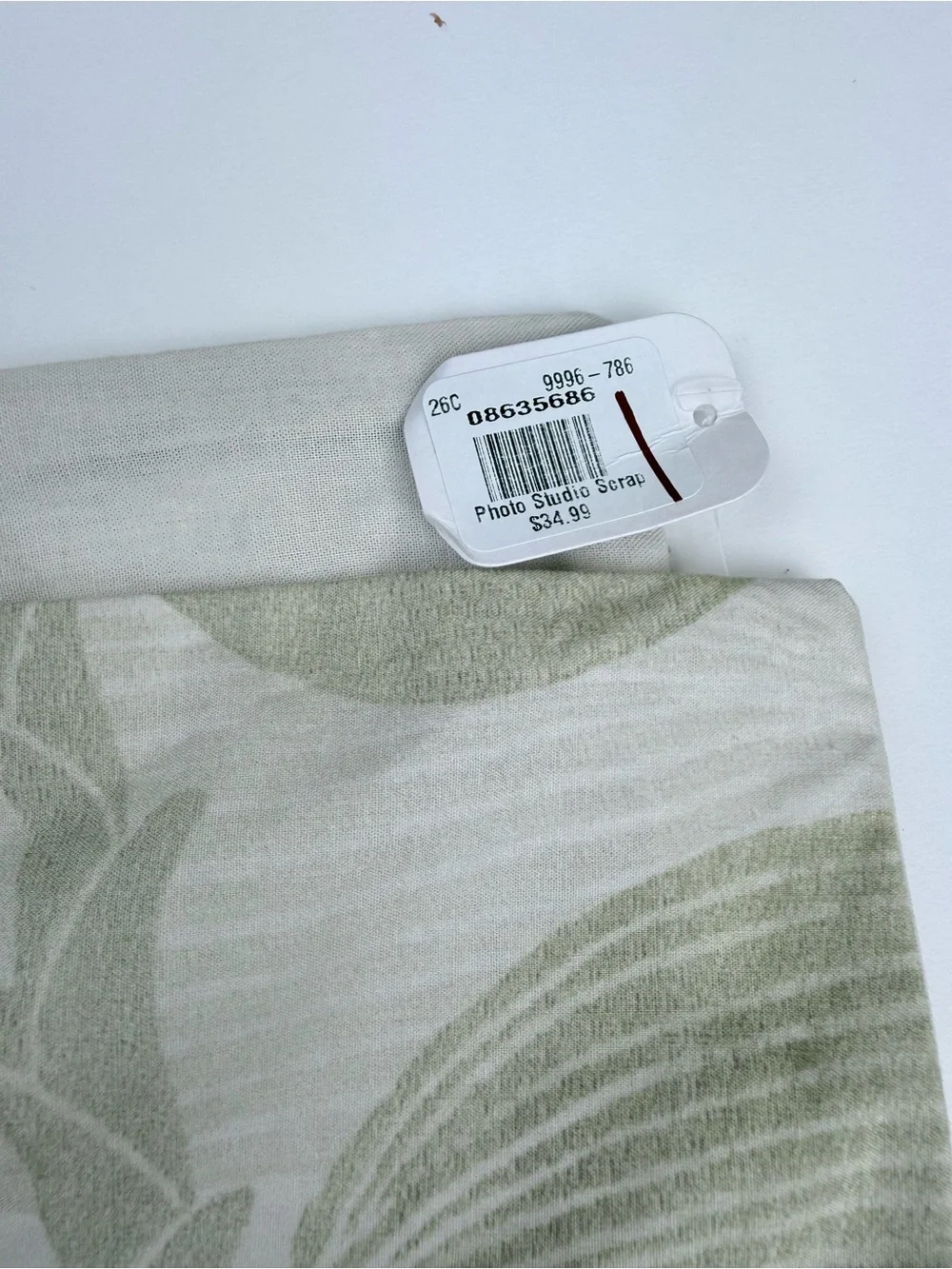POTTERY BARN Fern Embroidered Euro Sham